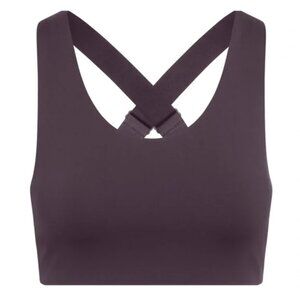 HARPER WILDE Flex Convertible Sports Bra Womens XL Purple Wireless Stretch